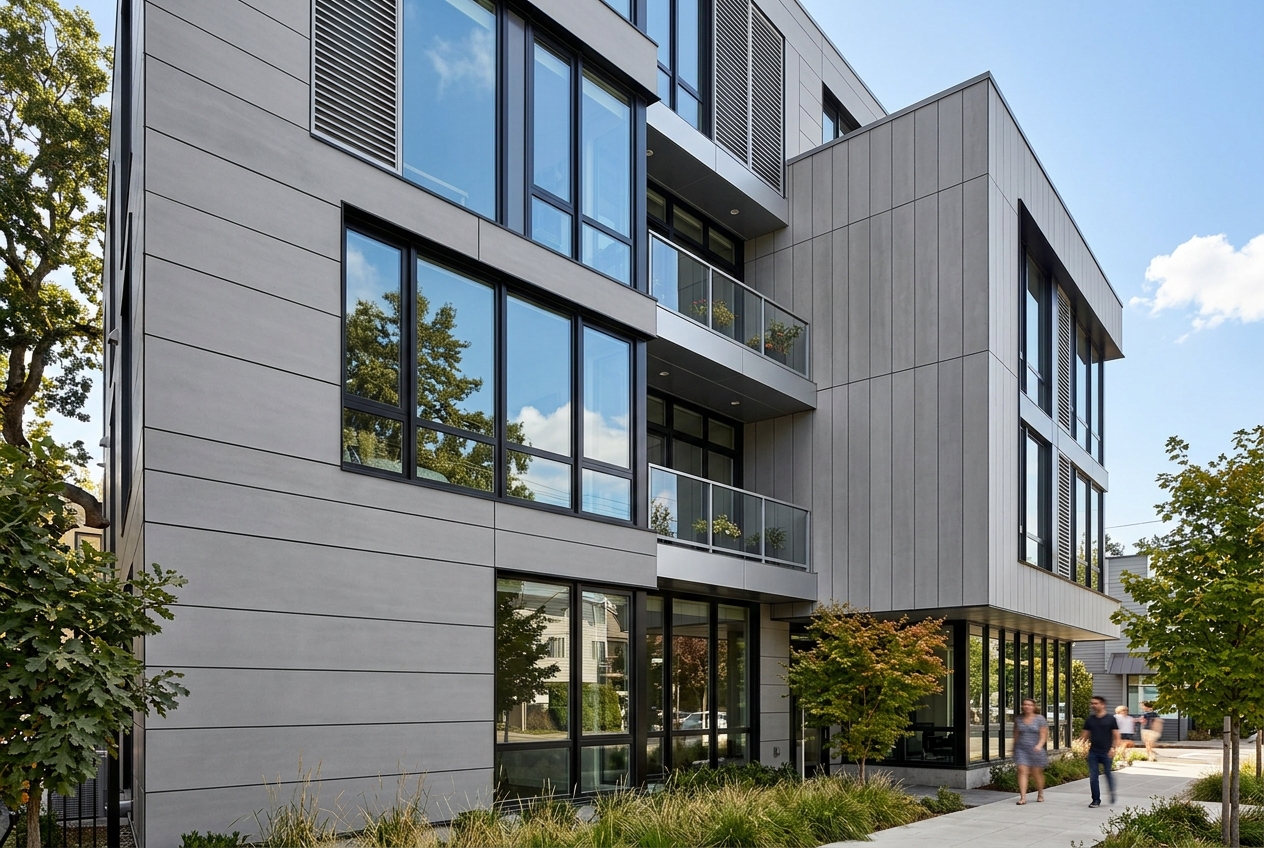 Fiber Semen Flat Board Cladding